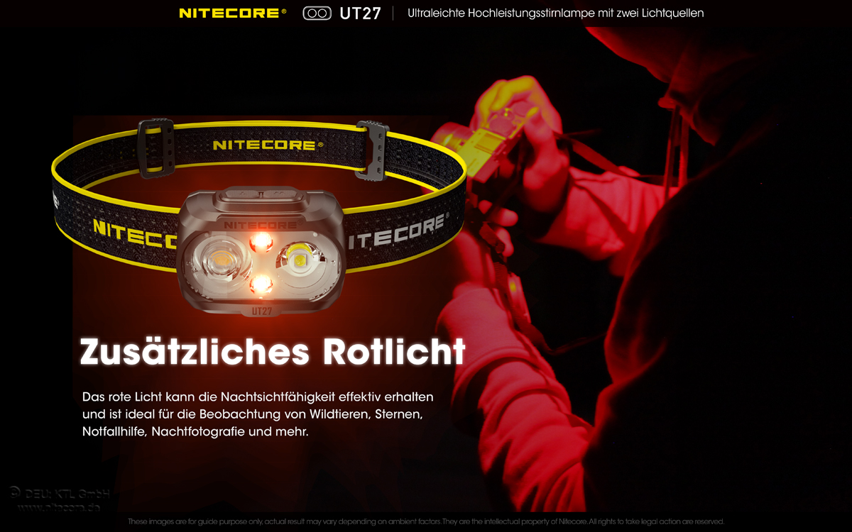 Nitecore-UT27-9 Nitecore UT27 V2 Dual Power Kopflampe