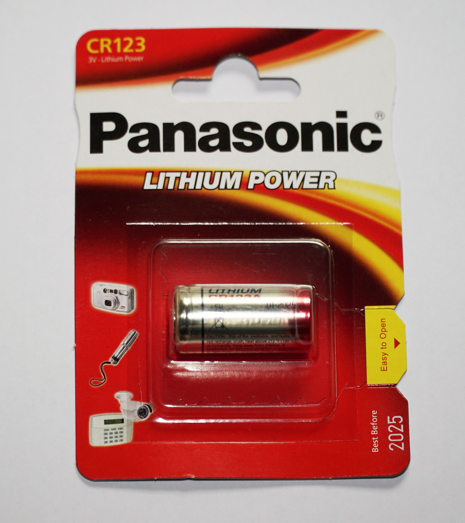 Panasonic CR123 Lithium Batterie