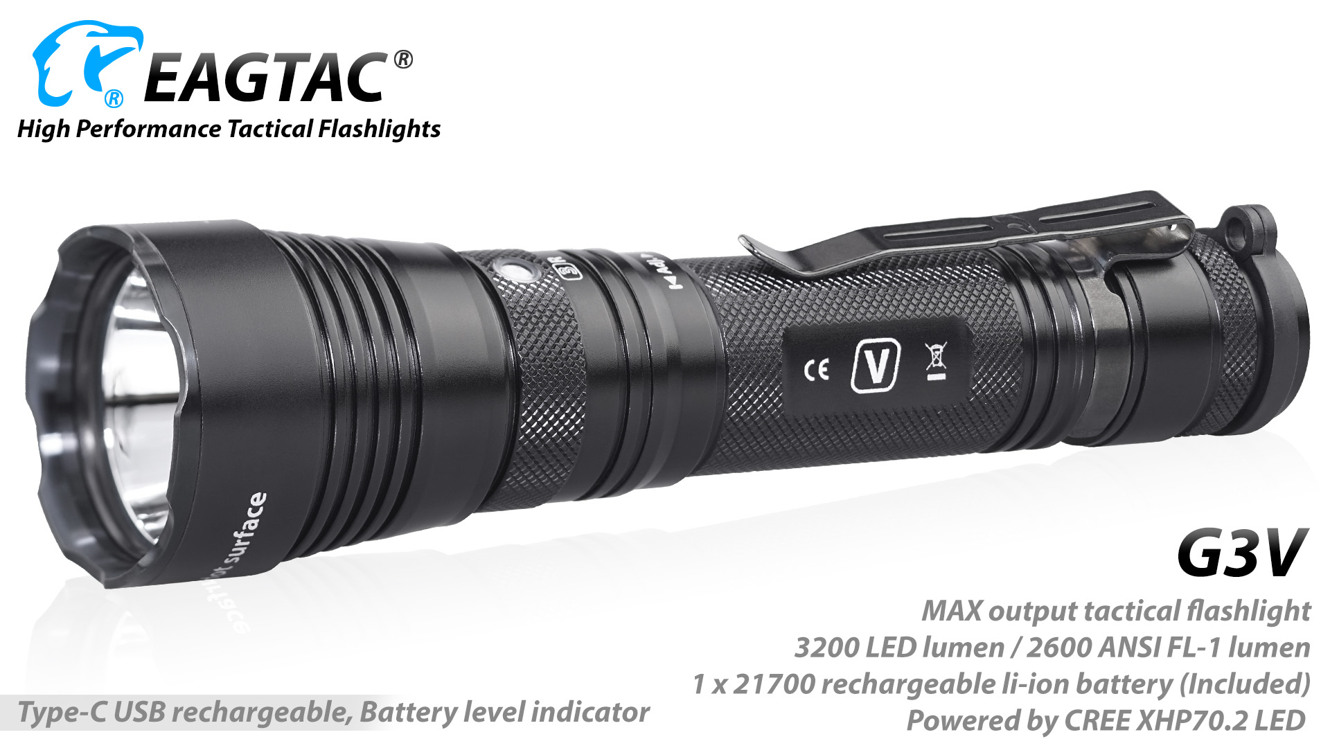Eagtac G3V, 21700, USB-C