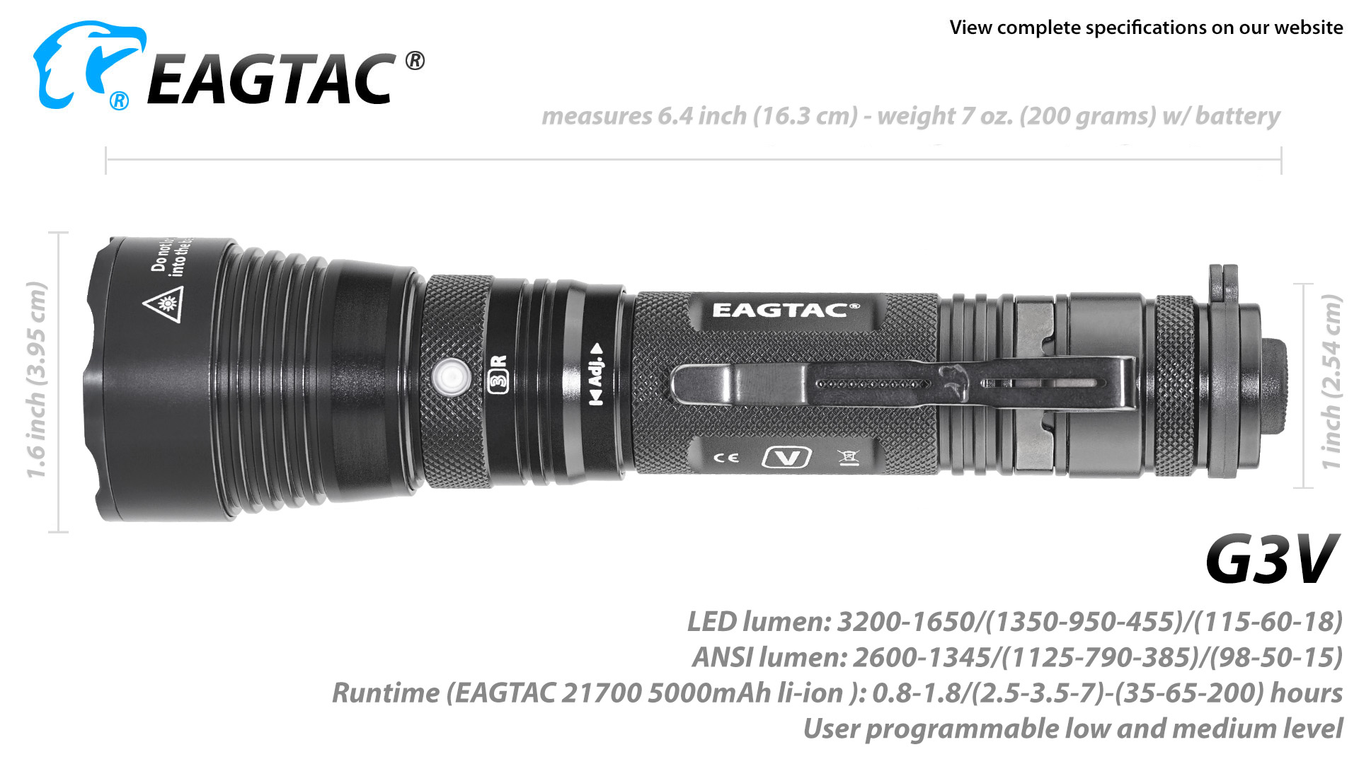 Eagtac-G3V-9 Eagtac G3V, 21700, USB-C