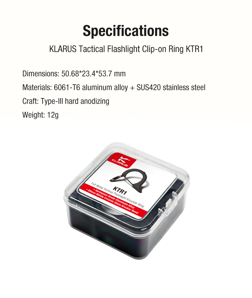 Klarus KTR1 Taktischer Lampenring