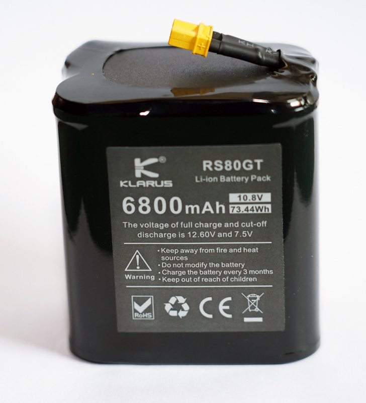 Klarus RS80GT Ersatzakku