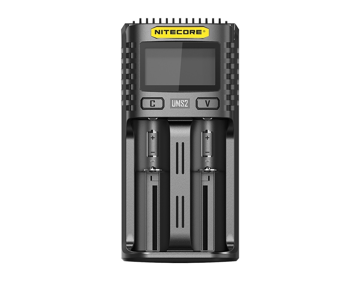 Nitecore-UMS2-1 Nitecore UMS2 2 Schacht USB Ladegerät