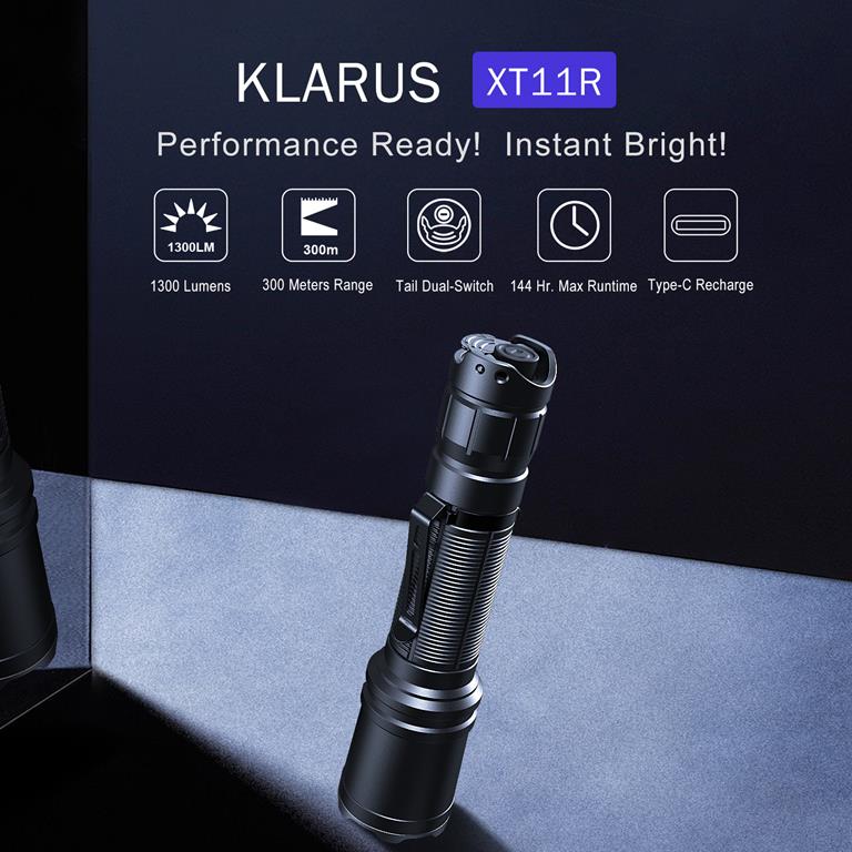 XT11R-1 Klarus XT11R, USB-C