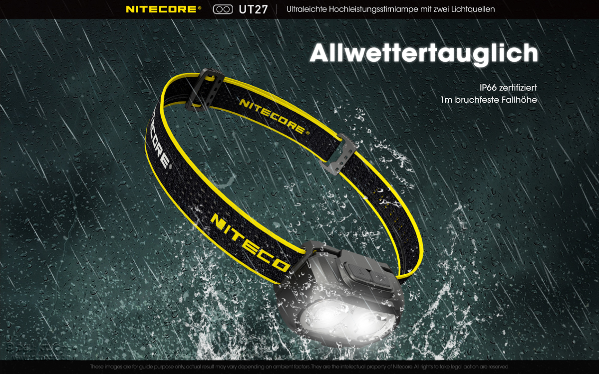 Nitecore-UT27-11 Nitecore UT27 V2 Dual Power Kopflampe