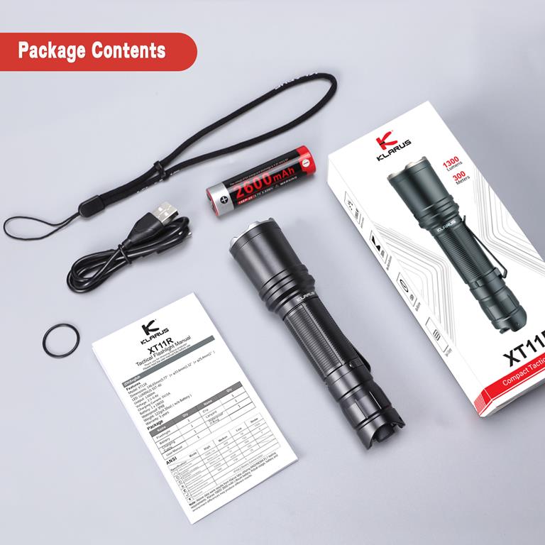 XT11R-13 Klarus XT11R, USB-C