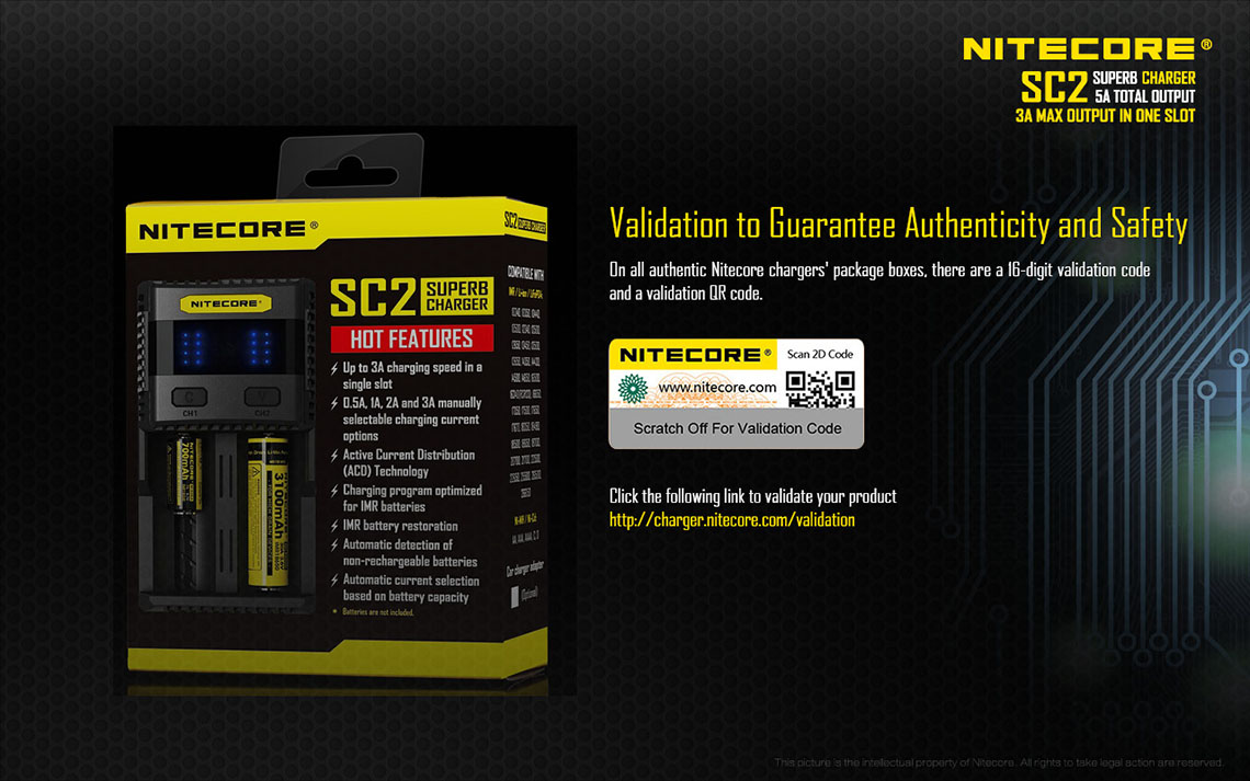 Nitecore-SC2-Schnelllader-11 Nitecore SC2 3A Schnelladegerät