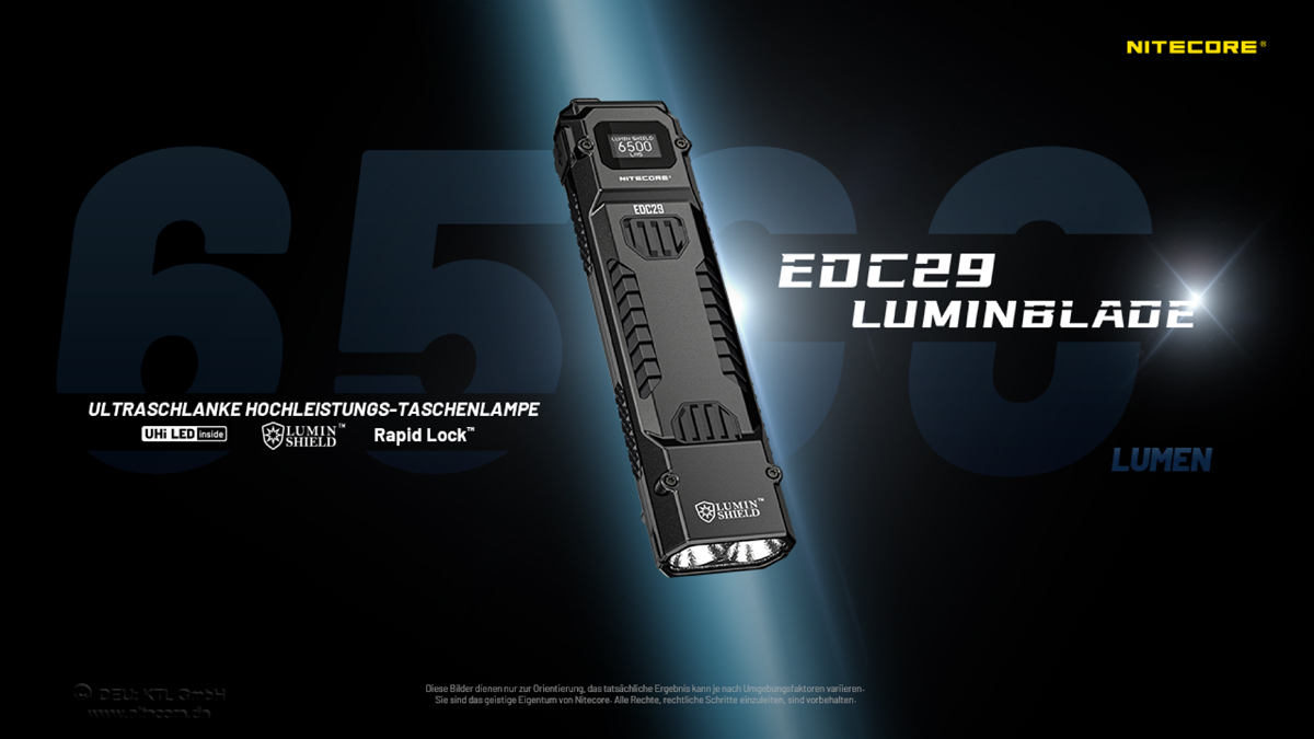 Nitecore EDC29 LUMINBLADE 6500Lumen Nitecore EDC29 LUMINBLADE 6500Lumen