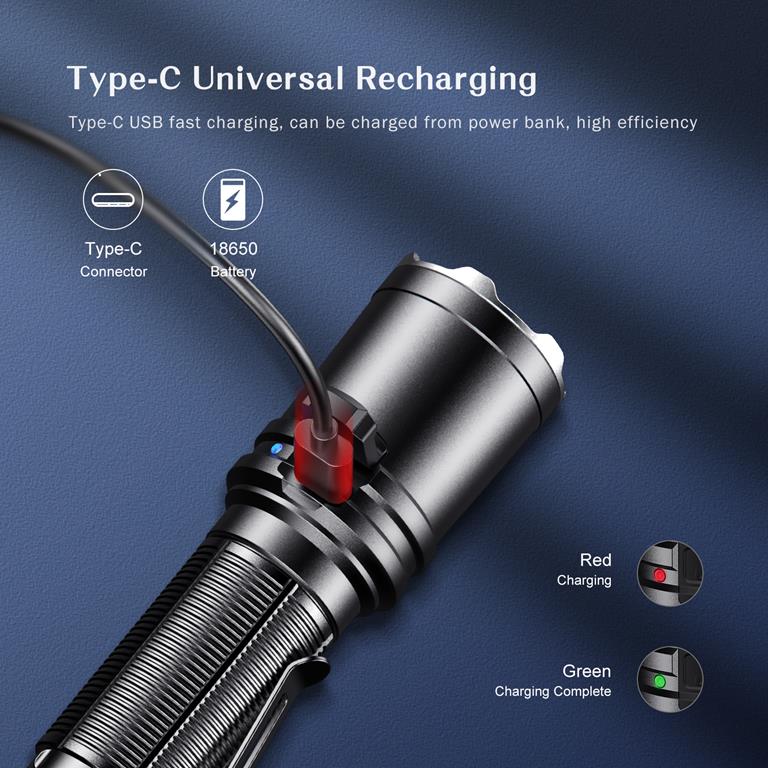 XT11R-6 Klarus XT11R, USB-C