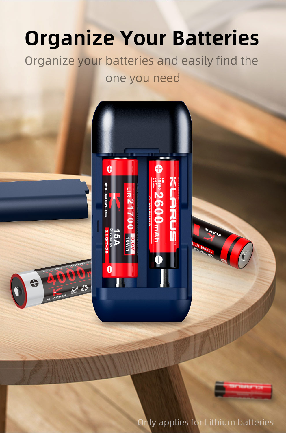 K2A-EN-A4_06 Klarus K2A, Ladegerät und Powerbank
